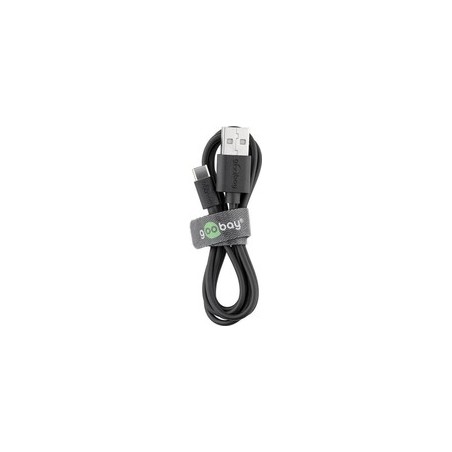 goobay USB Type-C kabel 10cm Sort